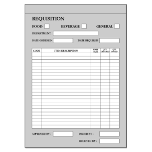 Requisition Book